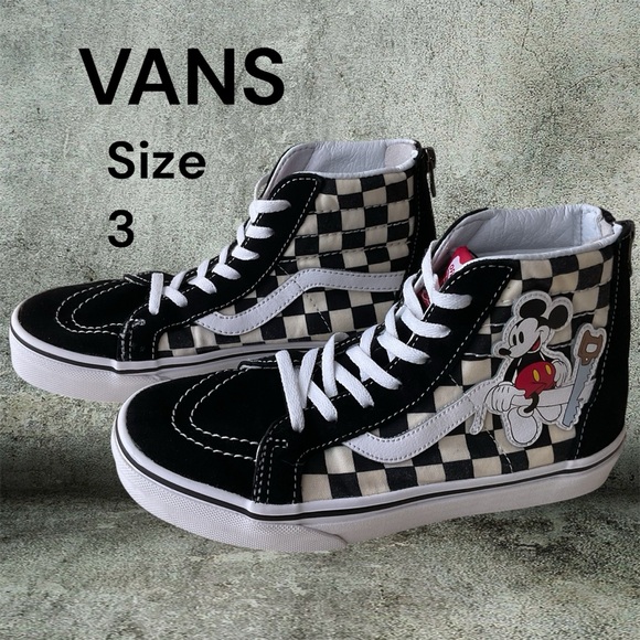 Vans Disney Mickey Mouse Hightops Shoes - Picture 1 of 7